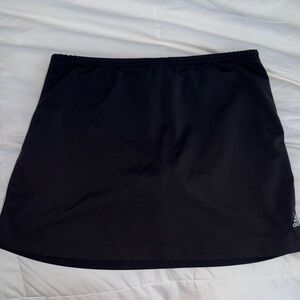 adidas Black Athletic Mini Skort - golf/tennis - medium